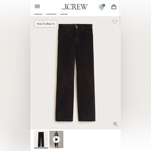Black Corduroy Pants